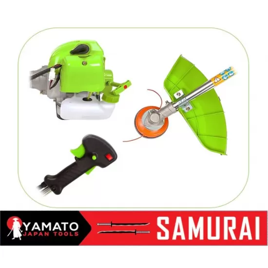 Motocoasa YAMATO SAMURAi 6.57CP, 9000Rpm, 3 x Discuri Vidia si